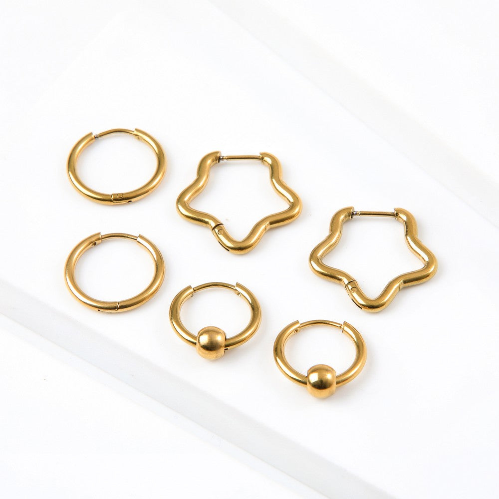 Set De Aros Rod Dorado Humana