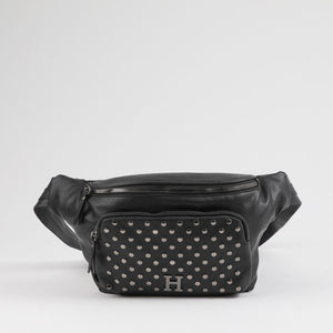 Banano Cleia Ecocuero Tachas Negro Humana