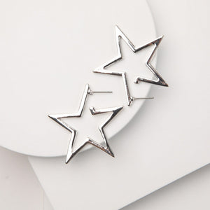 Aros Argollas Rina Plateado Humana