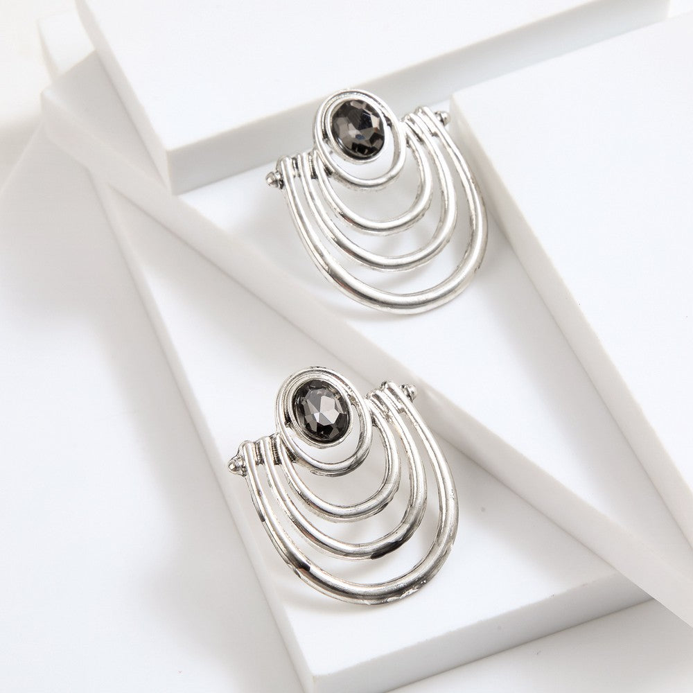 Aros Pegados Amie Silver Tatienne