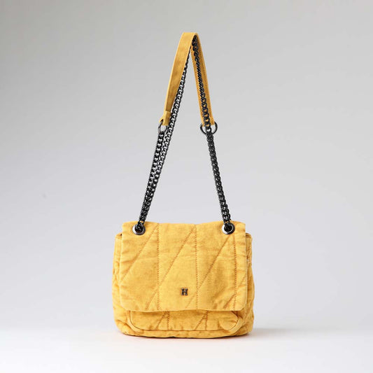 Cartera Hombro Cúa Amarilla Humana