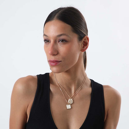 Collar Corto Sahara Dorado i-D
