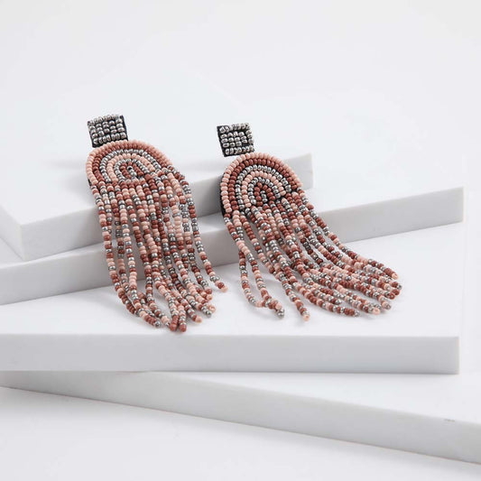 Aros Largo Eloisa Rojo Tatienne