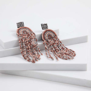 Aros Largo Eloisa Rojo Tatienne