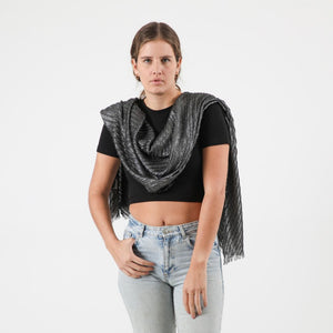 Pañuelo Liso Bowie Negro Humana