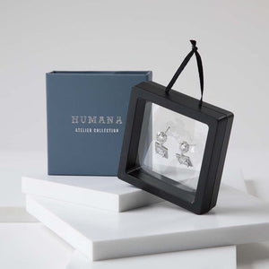 Aros Mediano Algarve Plateado Humana