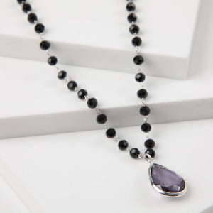 Collar Corto Isabela Negro Tatienne