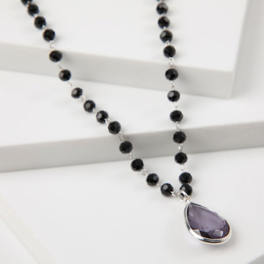 Collar Corto Isabela Negro Tatienne