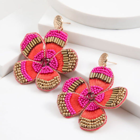 Aros Fiesta Flor Narnajo Humana