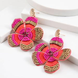 Aros Fiesta Flor Narnajo Humana