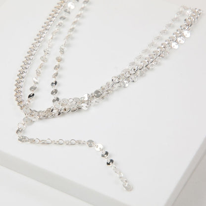 Collar Corto Nías Plateado Tatienne