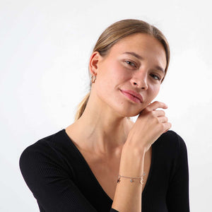 Aros Argolla Nebula Dorado Humana