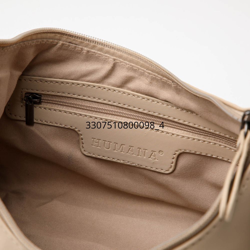 Cartera Hombro Pedrosa Beige Humana