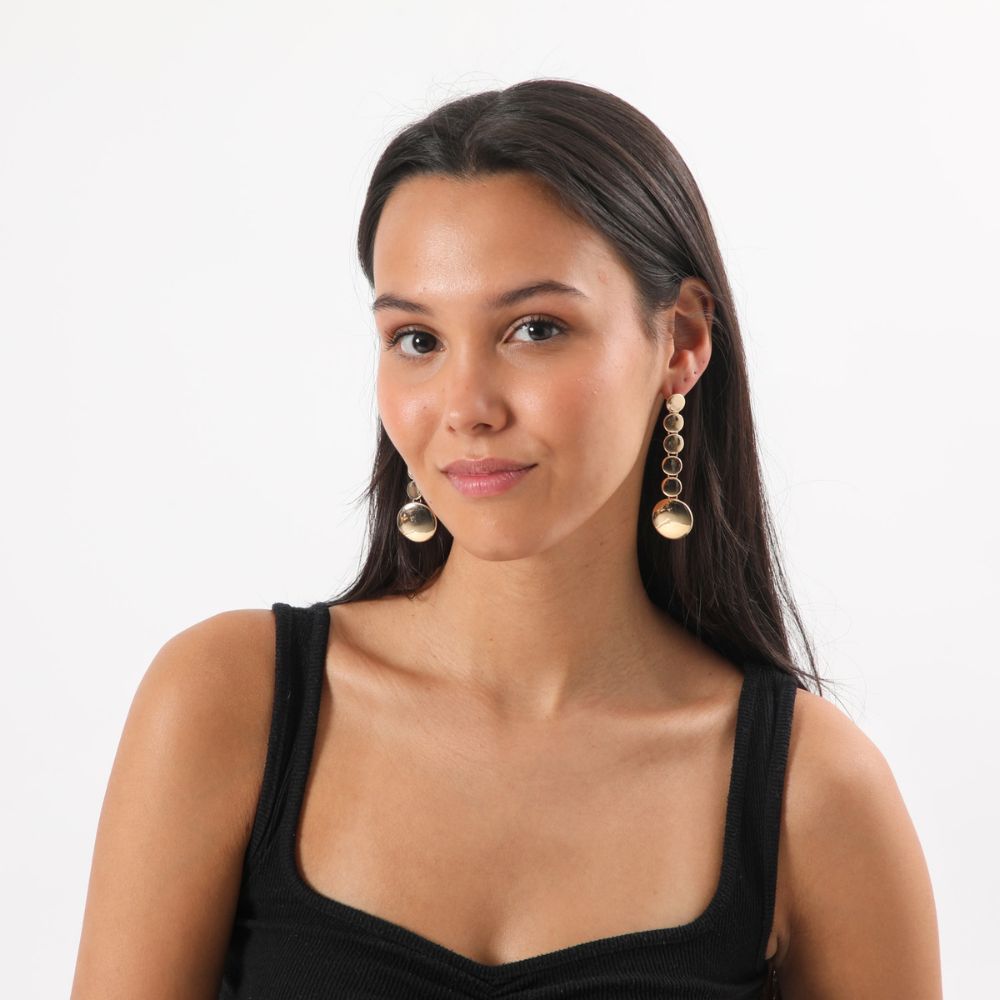 Aros Largo Magda Dorado i-D