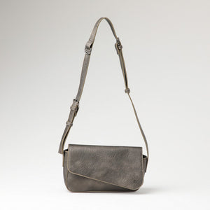 Cartera Bandolera Rodas Plateado I-D