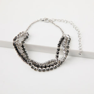 Pulsera Blanda Alicia Plateado Rock In Humana