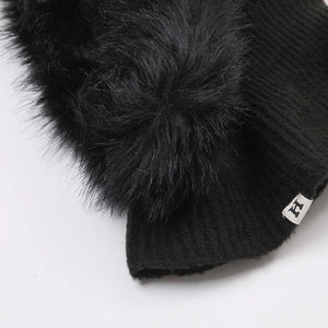 Cuello Balaclava Pelos Negro Humana