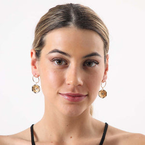 Aros Mediano Bunga Dorado Tatienne