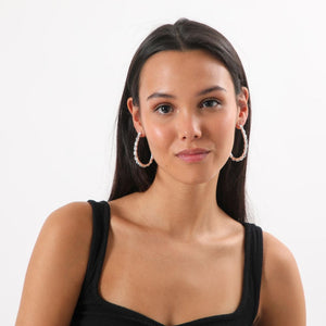 Aros Argolla Taylor Plateado Tatienne