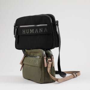 Cartera Bandolera Cosi Nylon Verde Humana