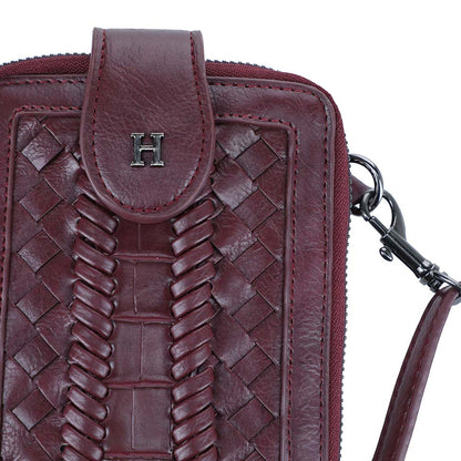 Cartera Mini Bag Croco Morada Humana