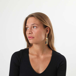 Aros Largo Myrtos Dorado Humana