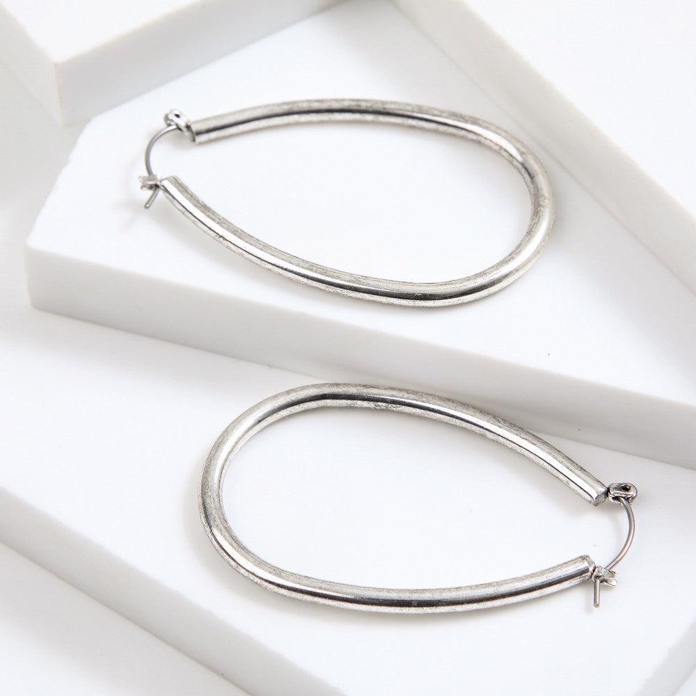 Aros Argollas Caro Silver Tatienne