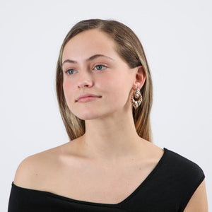 Aros Mediano Croisant Dorado Fiesta Humana