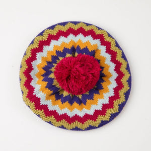 Gorro Boina Janice Fucsia Humana