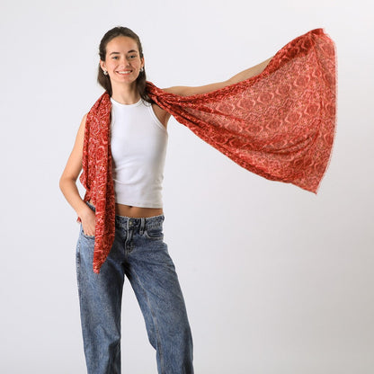 Pañuelo Estampado Cris Rojo Humana