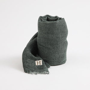 Pañuelo Liso Homer Lurex Verde Humana