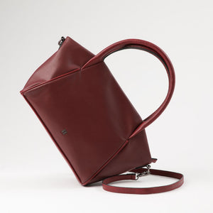 Cartera Bandolera Gala Ecocuero burdeo Humana