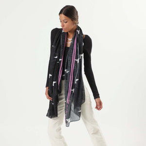 Pañuelo Estampado Negro Zeu Humana