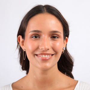 Set De Aros Nyla Dorado Humana