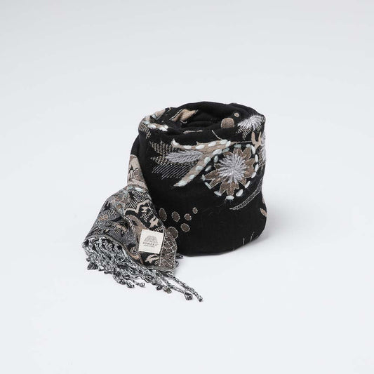 Pañuelo Jacquard Vicar 3870 Negro Humana