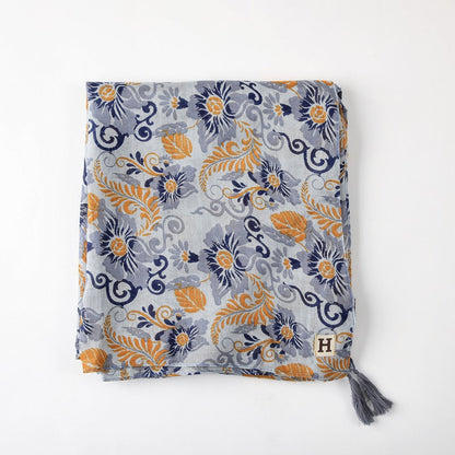 Pañuelo Estampado Cuno Celeste Humana