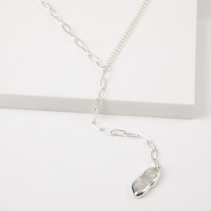Collar Corto Especial Chain 5 Plateado i-D