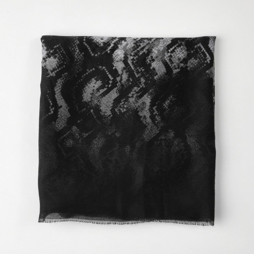 Pañuelo Estampado Manilva Negro I-D