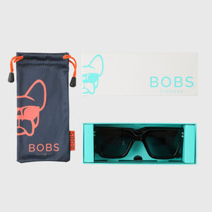 Anteojos de sol Jaco Cuadrado Negro Bobs