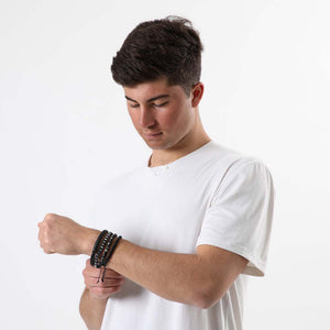 Set Pulseras Anibal Negro Gorillaz by Bobs