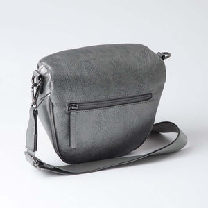 Cartera Cruzada Alondra Plateada Humana