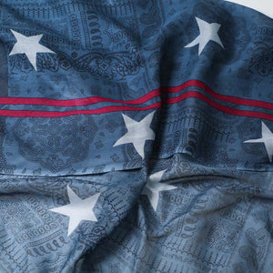 Pañuelo Estampado Azul Usa Humana