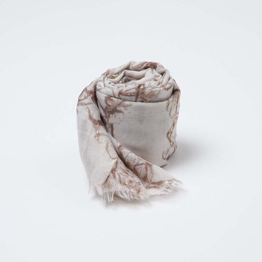 Pañuelo Estampado Tuleva Café i-D