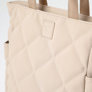 Cartera Hombro Nylon Pascua Beige Tatienne