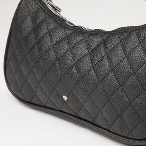 Cartera Hombro Ecocuero Oxford Negro  i-D