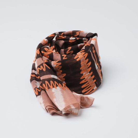 Pañuelo Estampado Almendra Café Tatienne