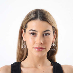 Aros Largo Rolling Plateado i-D