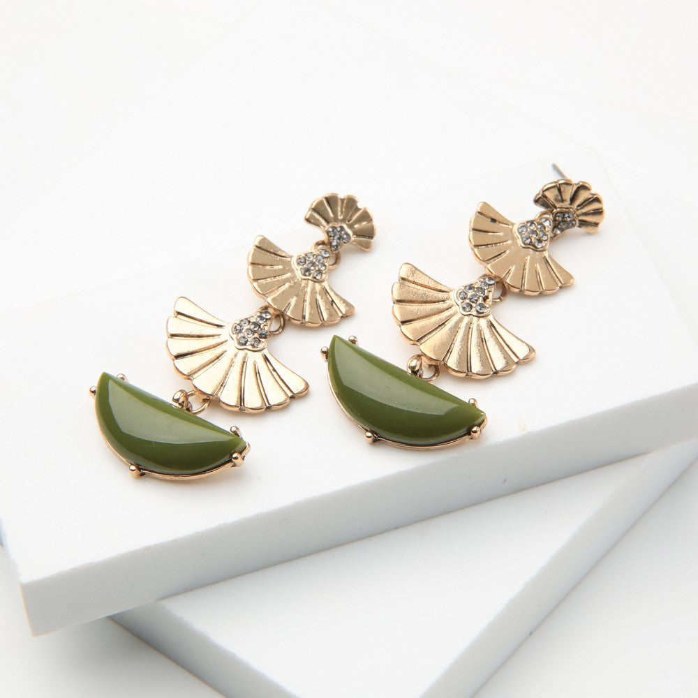 Aros Largos Aurora Dorado Tatienne