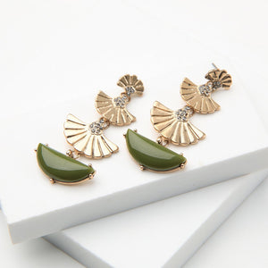 Aros Largos Aurora Dorado Tatienne