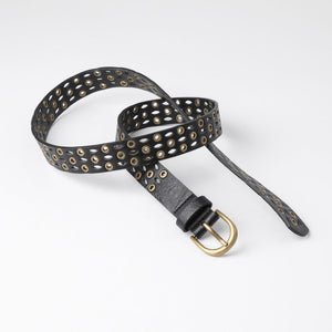 Cinturón Holes Negro Humana